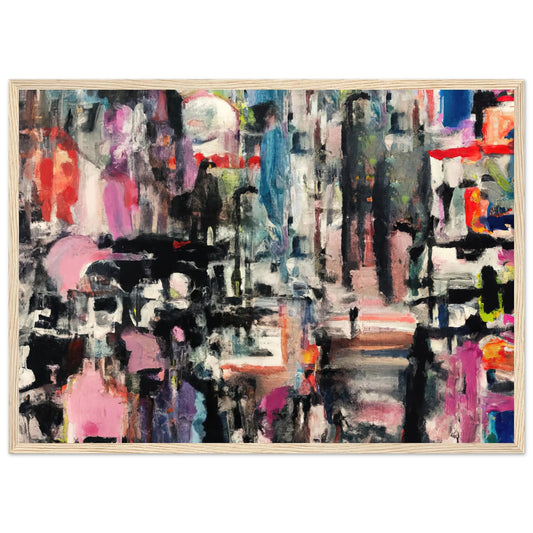 Cuadro Abstracto Graffiti - La Casa Del Cuadro