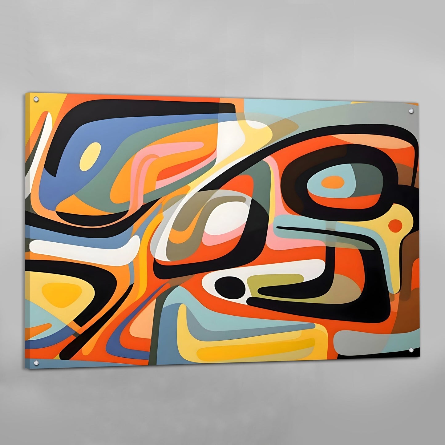 Cuadro Abstracto Moderno - La Casa Del Cuadro