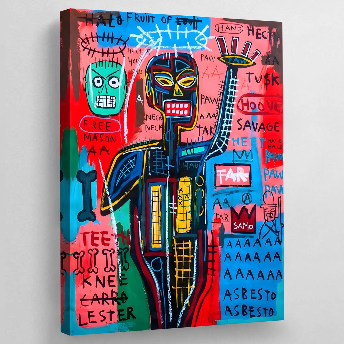 Cuadro Africa Basquiat - La Casa Del Cuadro