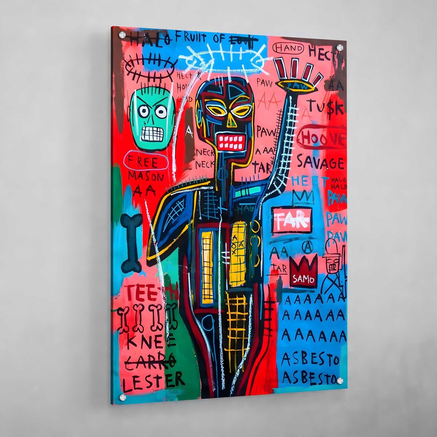 Cuadro Africa Basquiat - La Casa Del Cuadro