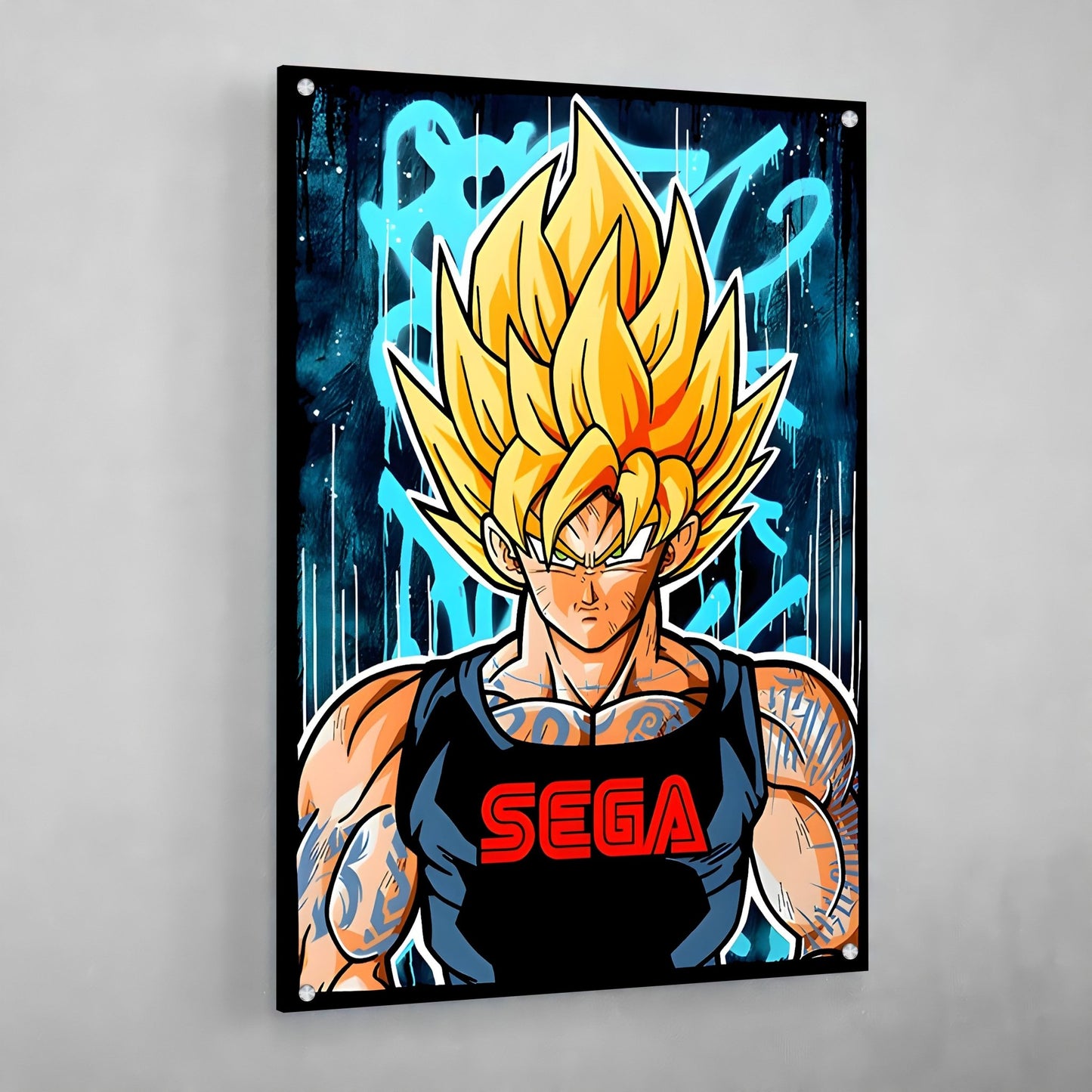 Cuadro Anime Super Saiyan - La Casa Del Cuadro