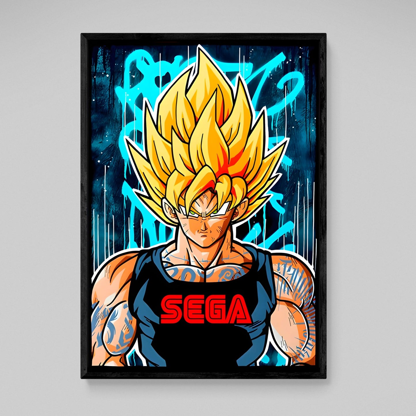Cuadro Anime Super Saiyan - La Casa Del Cuadro