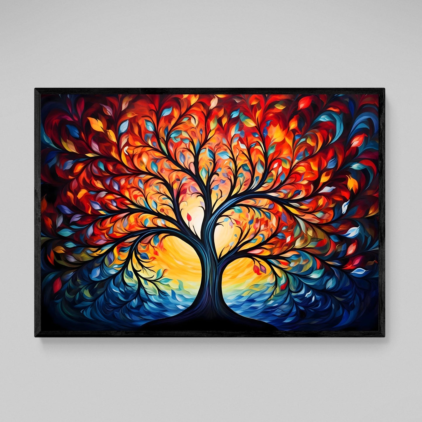 Cuadro Arbol De La Vida Abstracto - La Casa Del Cuadro