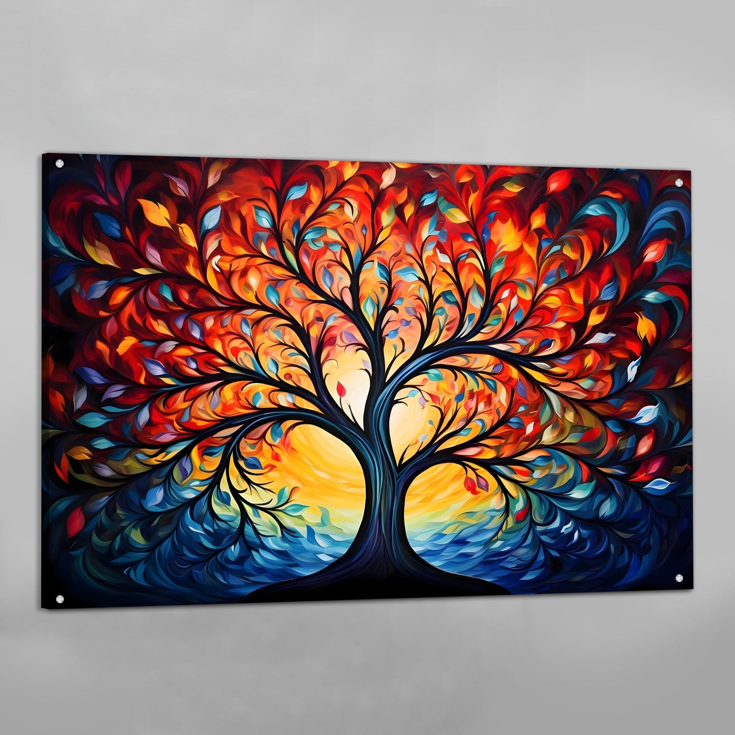 Cuadro Arbol De La Vida Abstracto - La Casa Del Cuadro