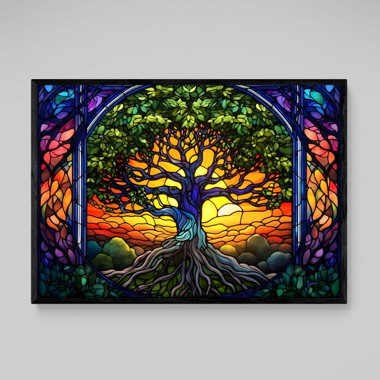 Cuadro Arbol De La Vida Espiritual - La Casa Del Cuadro