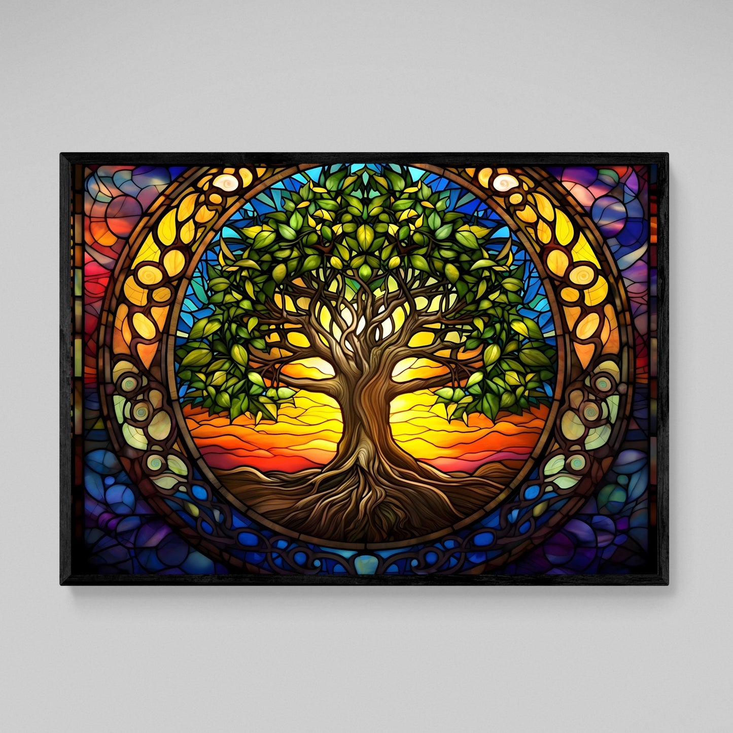 Cuadro Arbol De La Vida Místico - La Casa Del Cuadro