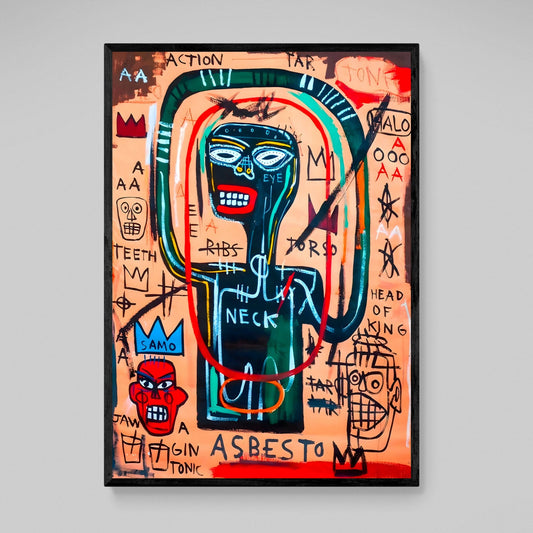 Cuadro Basquiat Africa - La Casa Del Cuadro