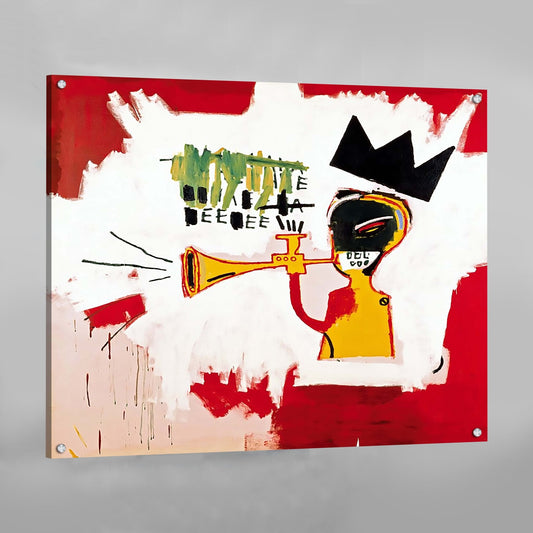 Cuadro Basquiat Trumpet - La Casa Del Cuadro