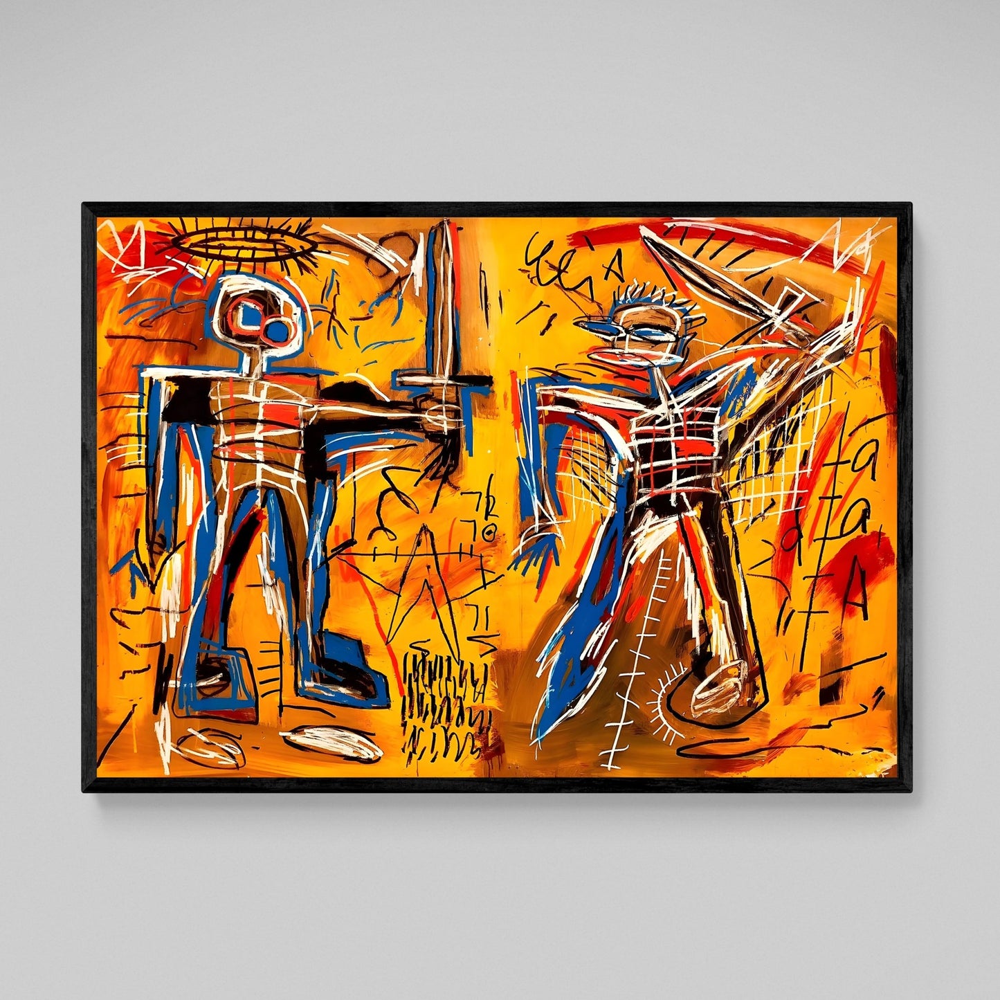 Cuadro Basquiat Warrior - La Casa Del Cuadro