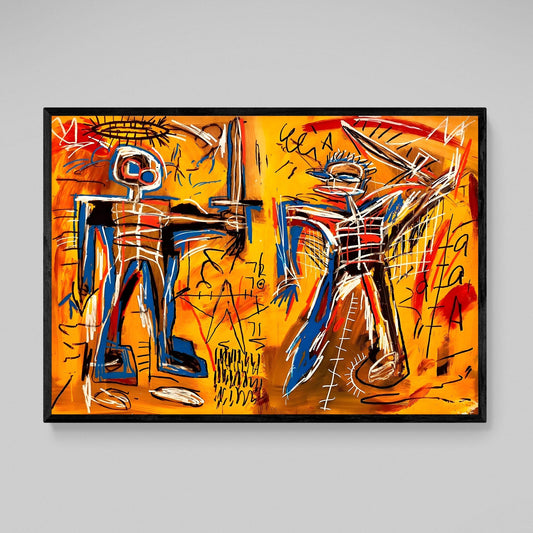Cuadro Basquiat Warrior - La Casa Del Cuadro