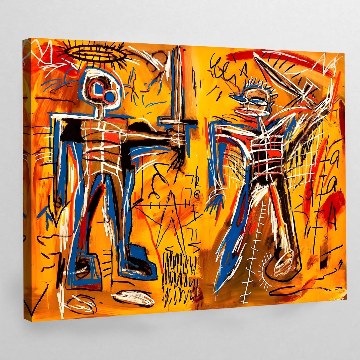 Cuadro Basquiat Warrior - La Casa Del Cuadro