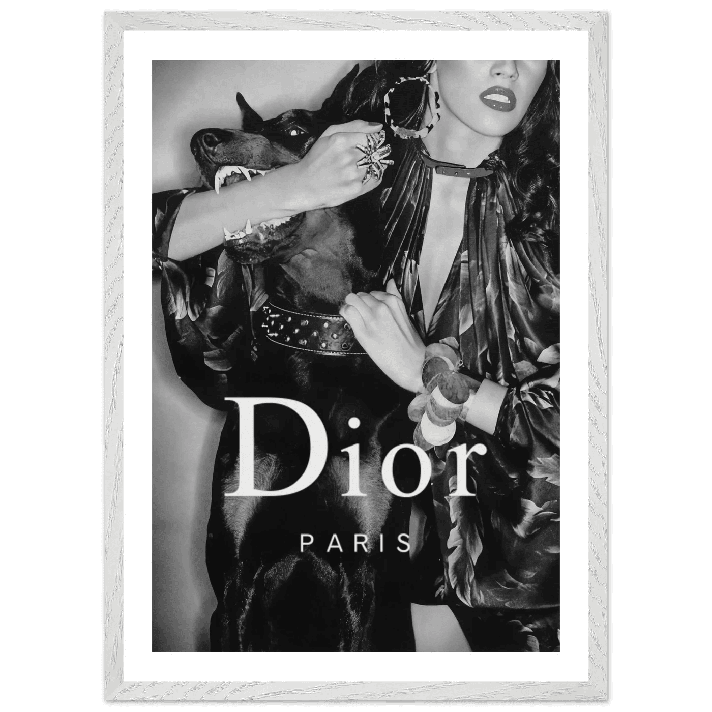 Cuadro Blanco y Negro Dior - La Casa Del Cuadro