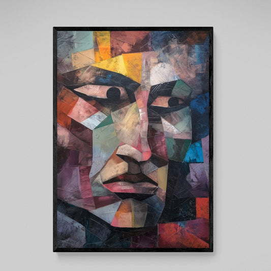 Cuadro Cubismo Rostro Abstracto - La Casa Del Cuadro