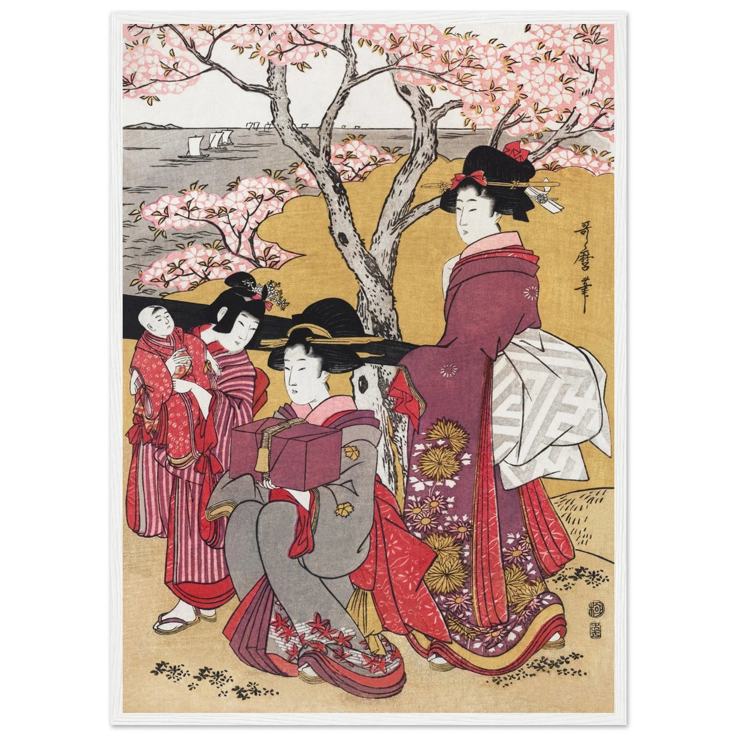 Cuadro De Geishas Japonesas - La Casa Del Cuadro