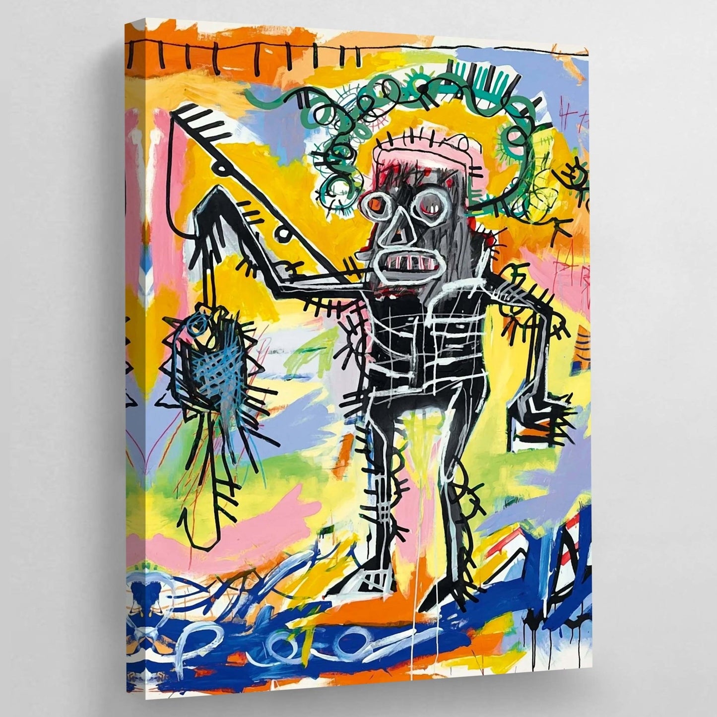 Cuadro Fishing Basquiat - La Casa Del Cuadro