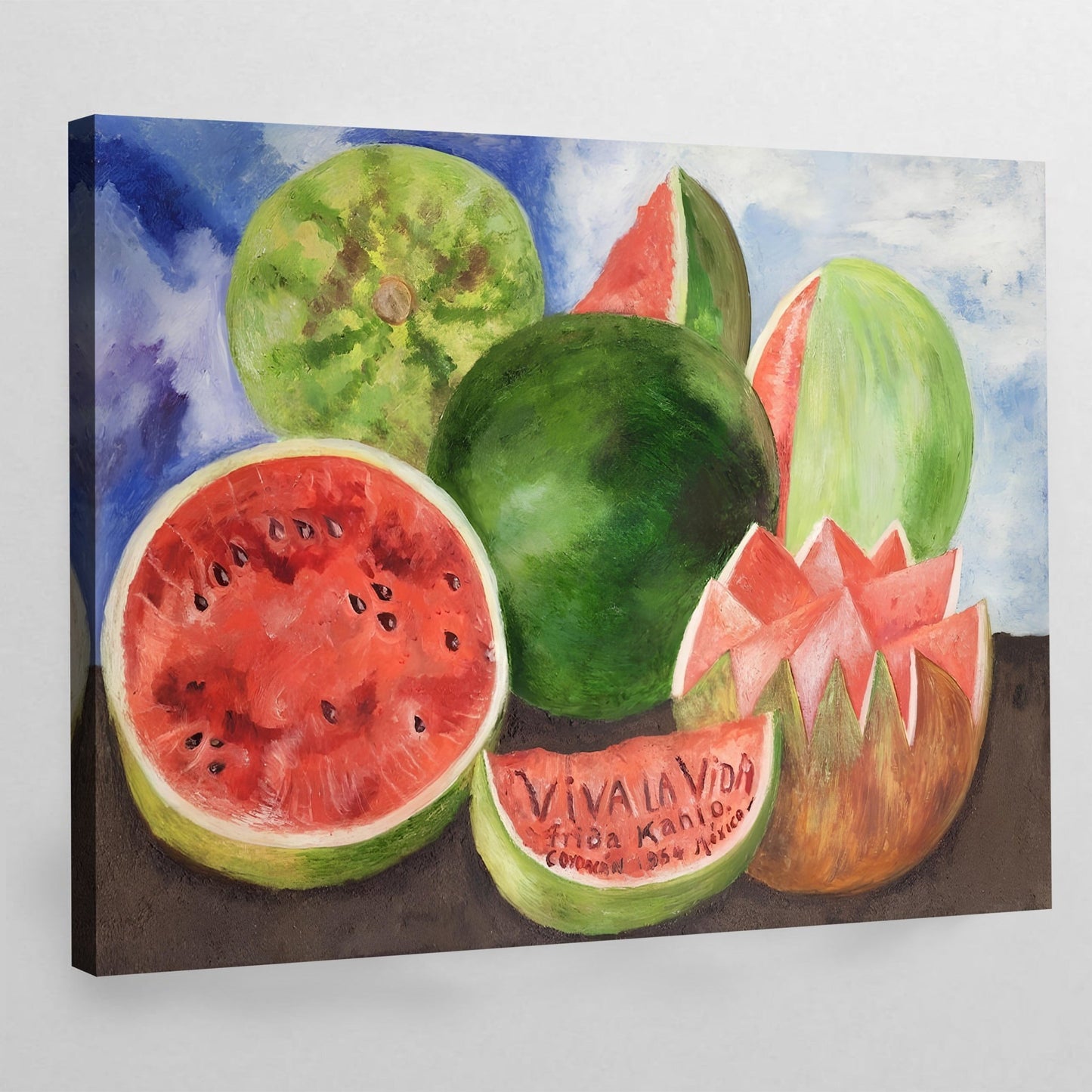 Cuadro Frida Kahlo Viva La Vida - La Casa Del Cuadro