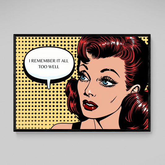 Cuadro Old School Pop Art - La Casa Del Cuadro