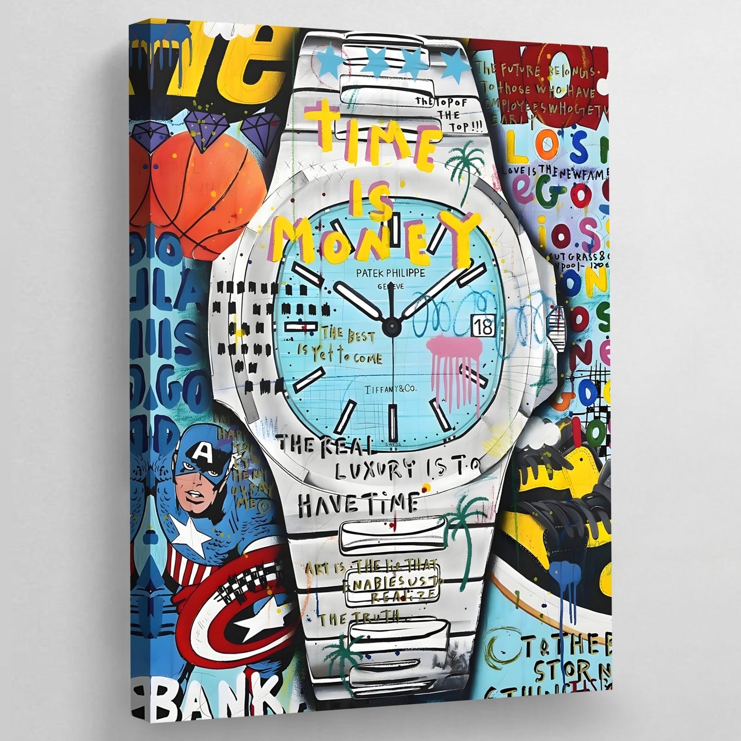 Cuadro Patek Philippe Graffiti - La Casa Del Cuadro