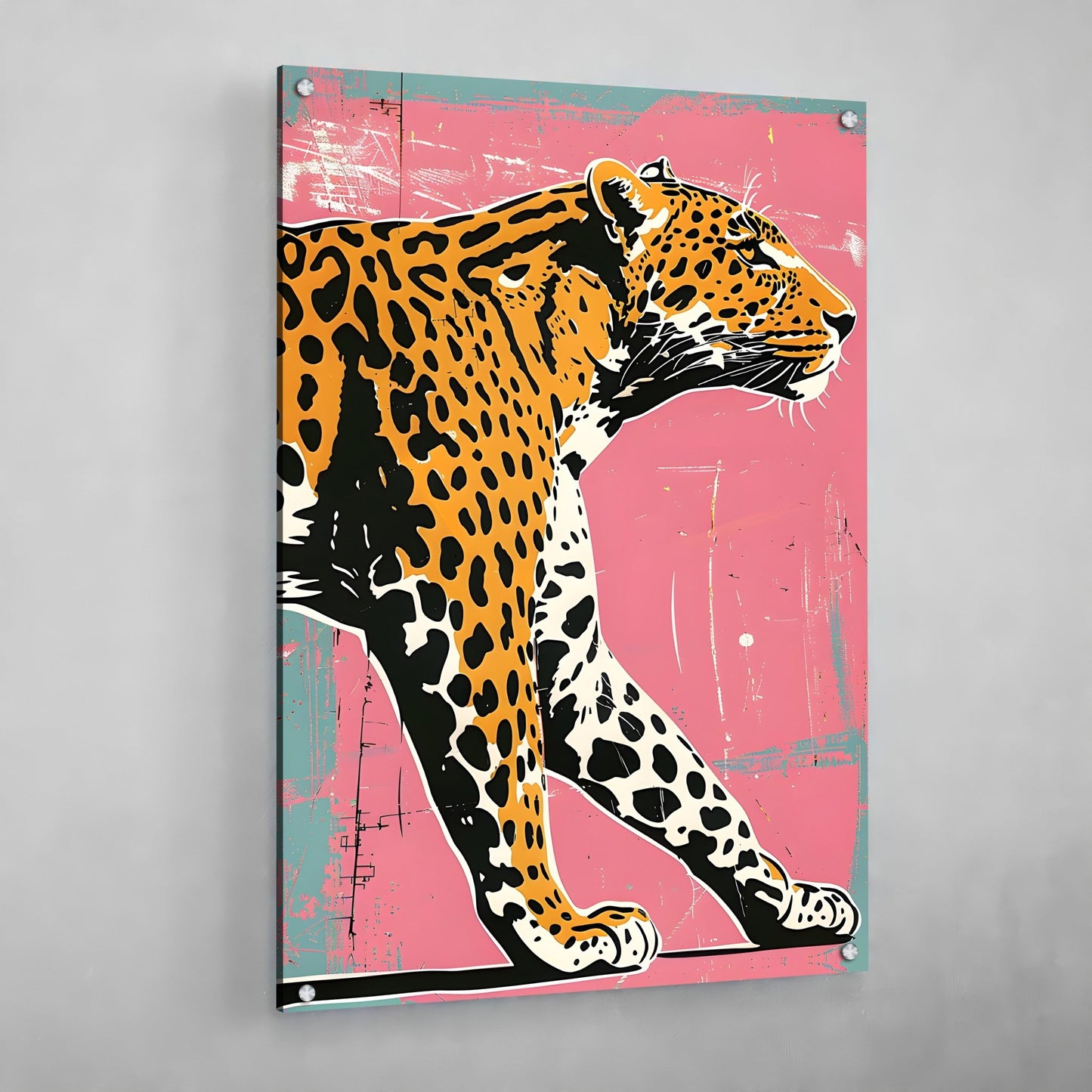 Cuadro Pop Art Leopardo - La Casa Del Cuadro