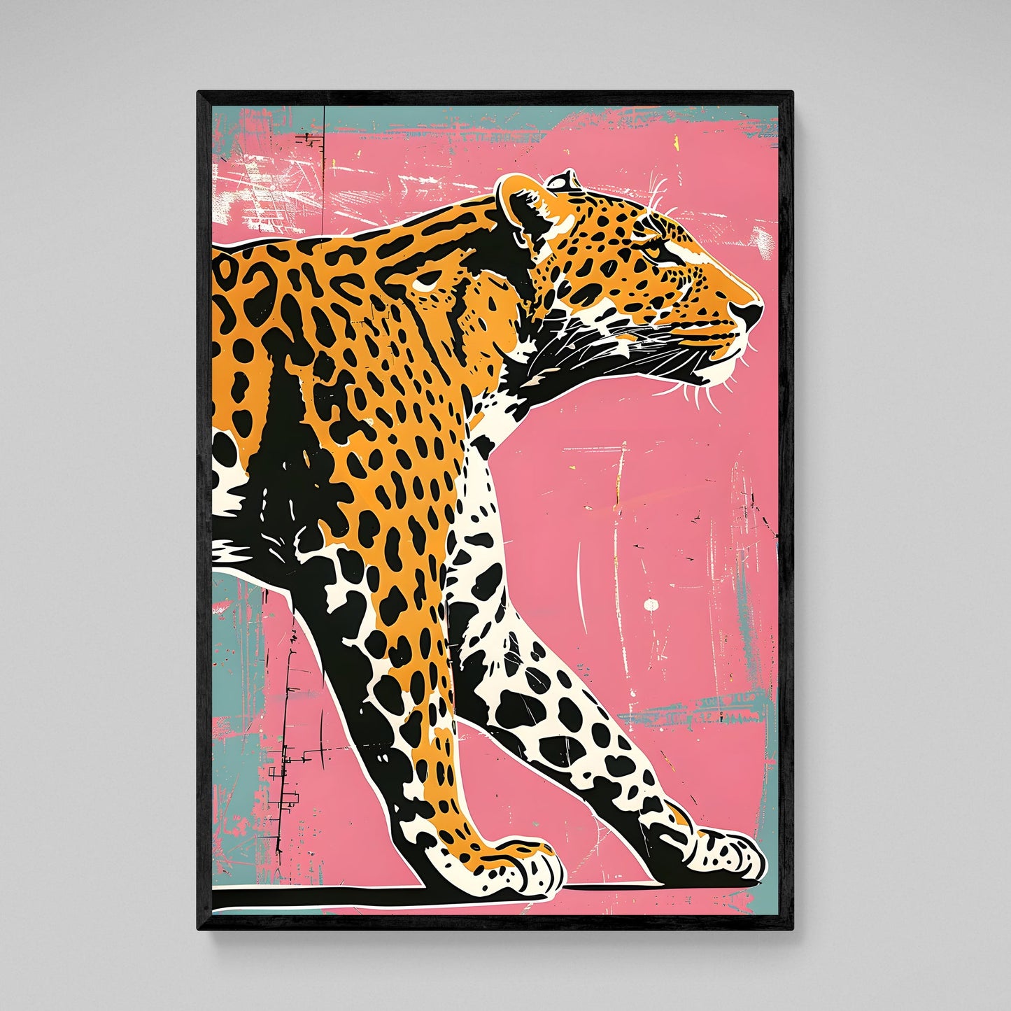 Cuadro Pop Art Leopardo - La Casa Del Cuadro