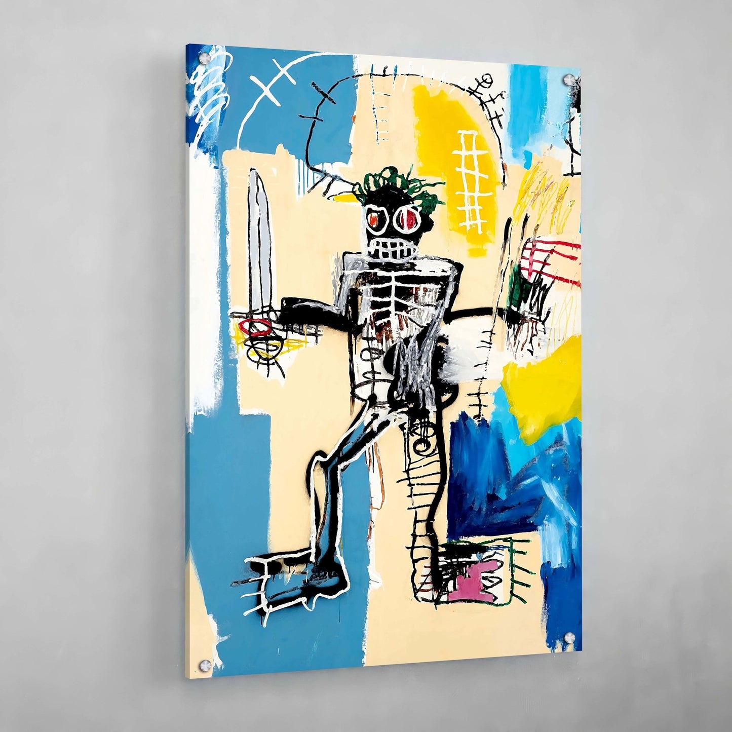 Cuadro Warrior Basquiat - La Casa Del Cuadro
