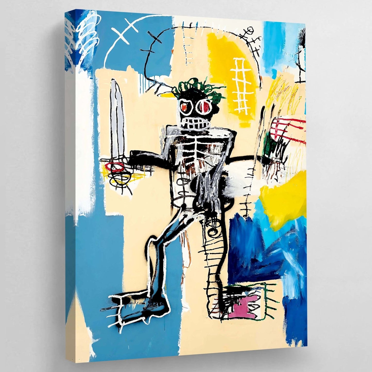 Cuadro Warrior Basquiat - La Casa Del Cuadro