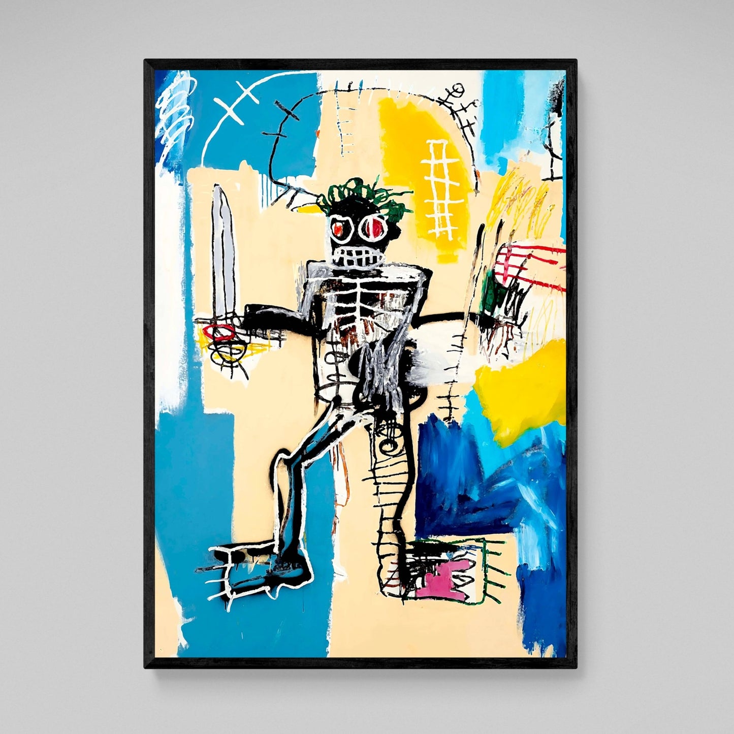 Cuadro Warrior Basquiat - La Casa Del Cuadro