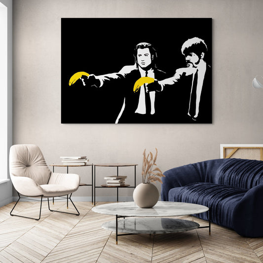 Cuadro Banksy Pulp Fiction - La Casa Del Cuadro