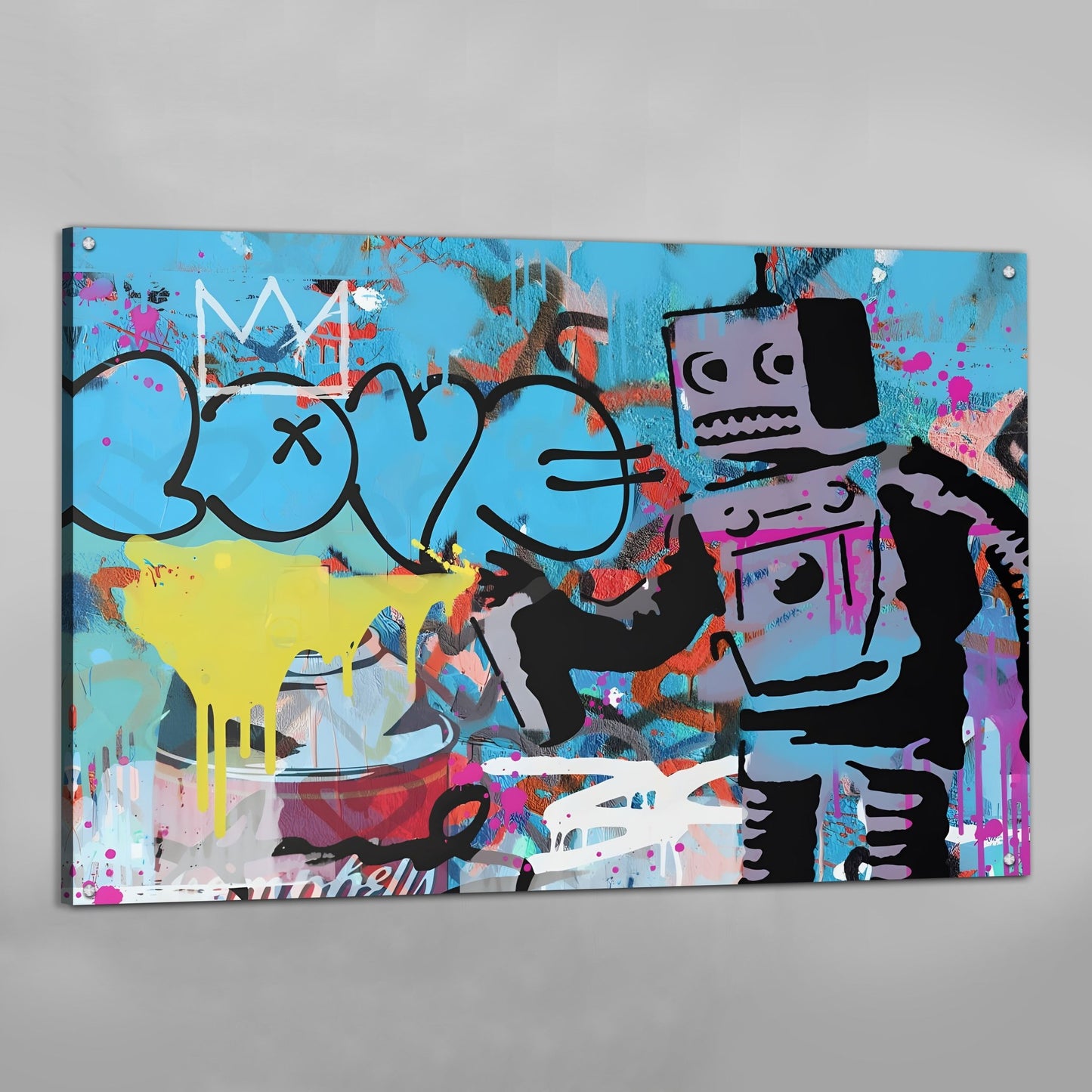 Cuadro Banksy Robot - La Casa Del Cuadro