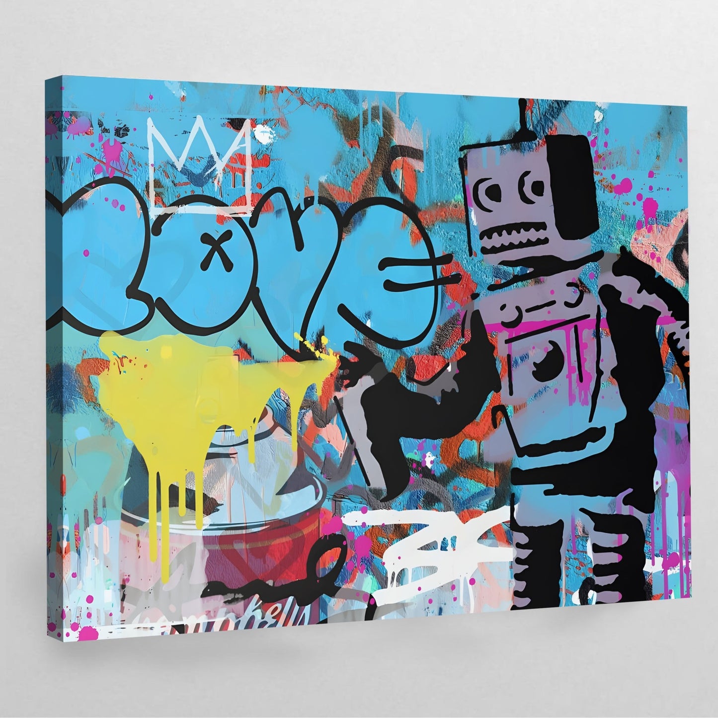 Cuadro Banksy Robot - La Casa Del Cuadro