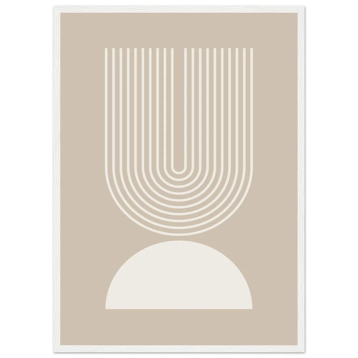 Cuadro Beige Minimalista - La Casa Del Cuadro