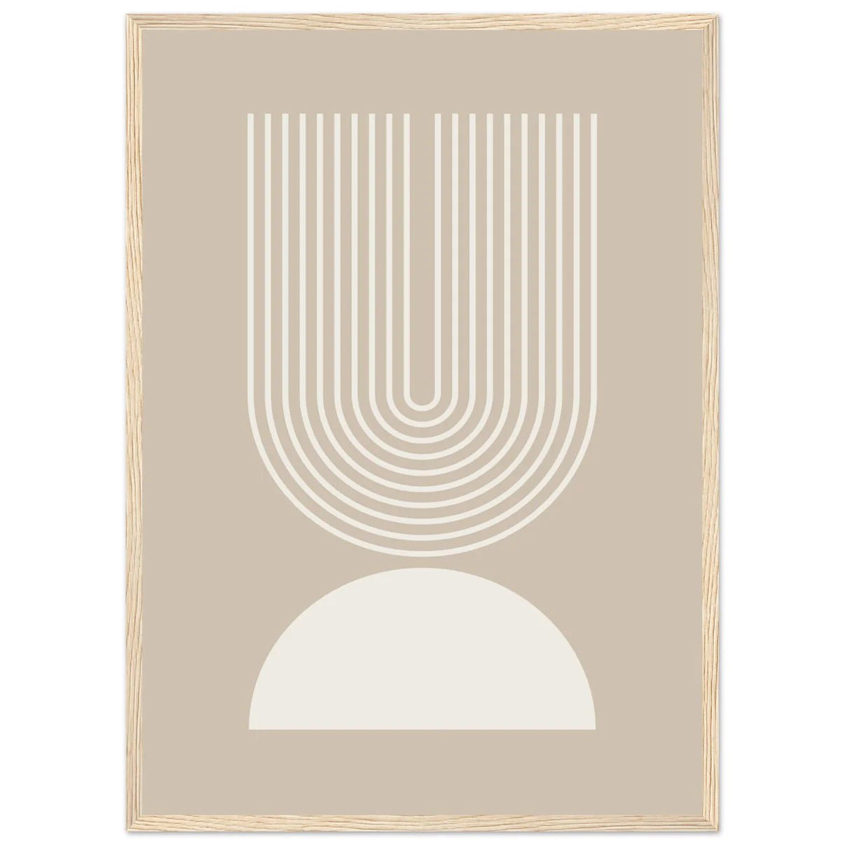 Cuadro Beige Minimalista - La Casa Del Cuadro