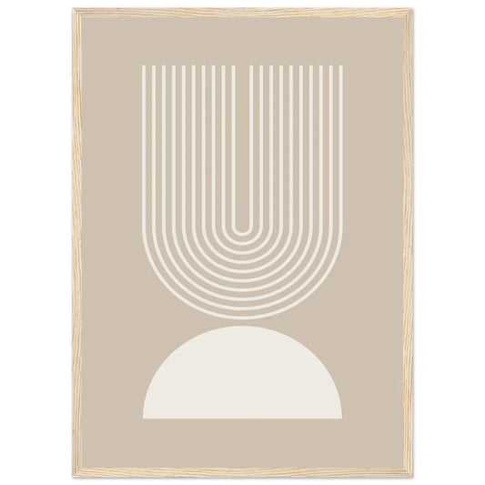 Cuadro Beige Minimalista - La Casa Del Cuadro