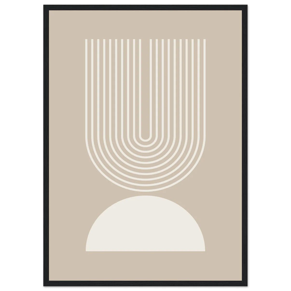 Cuadro Beige Minimalista - La Casa Del Cuadro