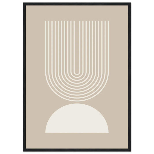 Cuadro Beige Minimalista - La Casa Del Cuadro