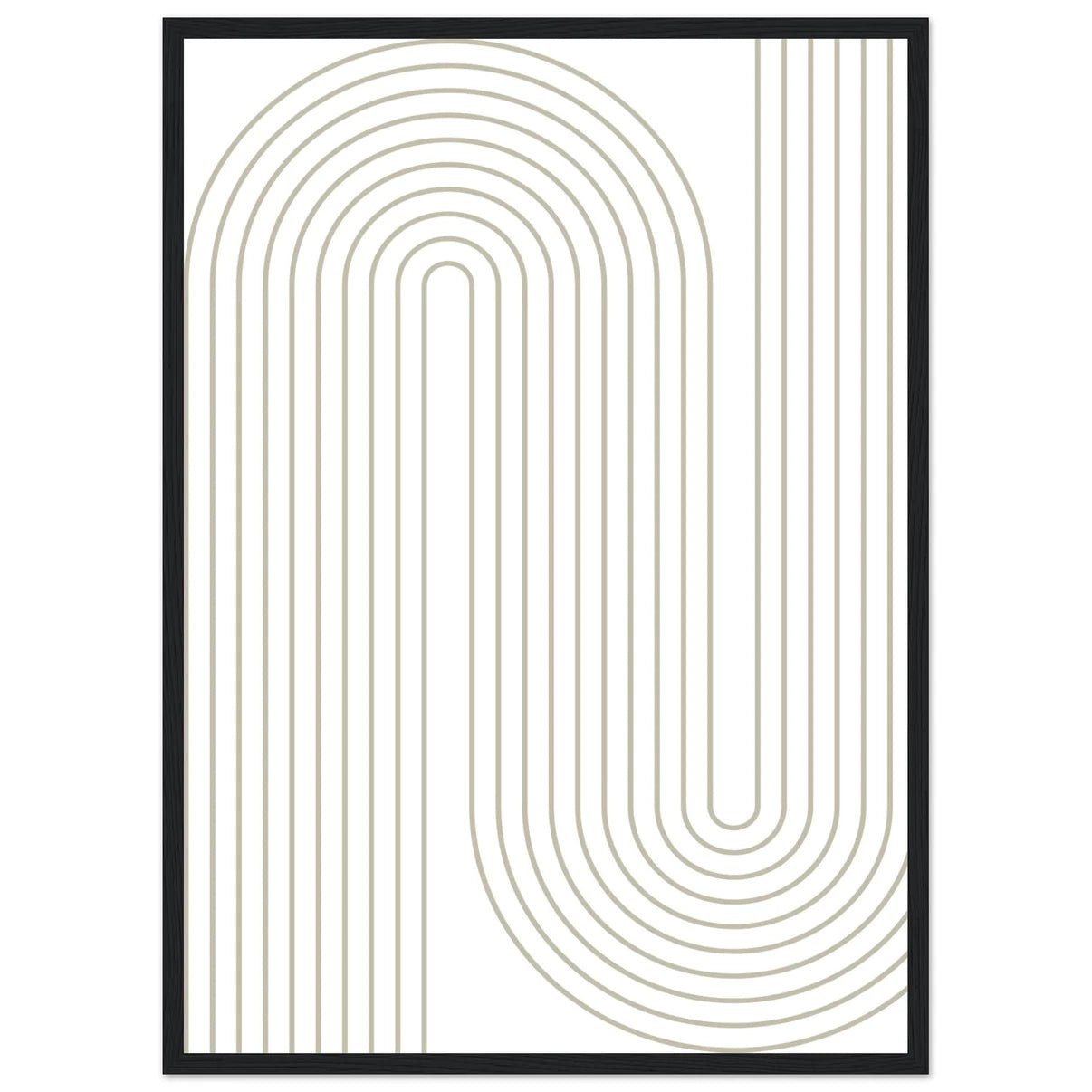 Cuadro Blanco Geométrico - La Casa Del Cuadro