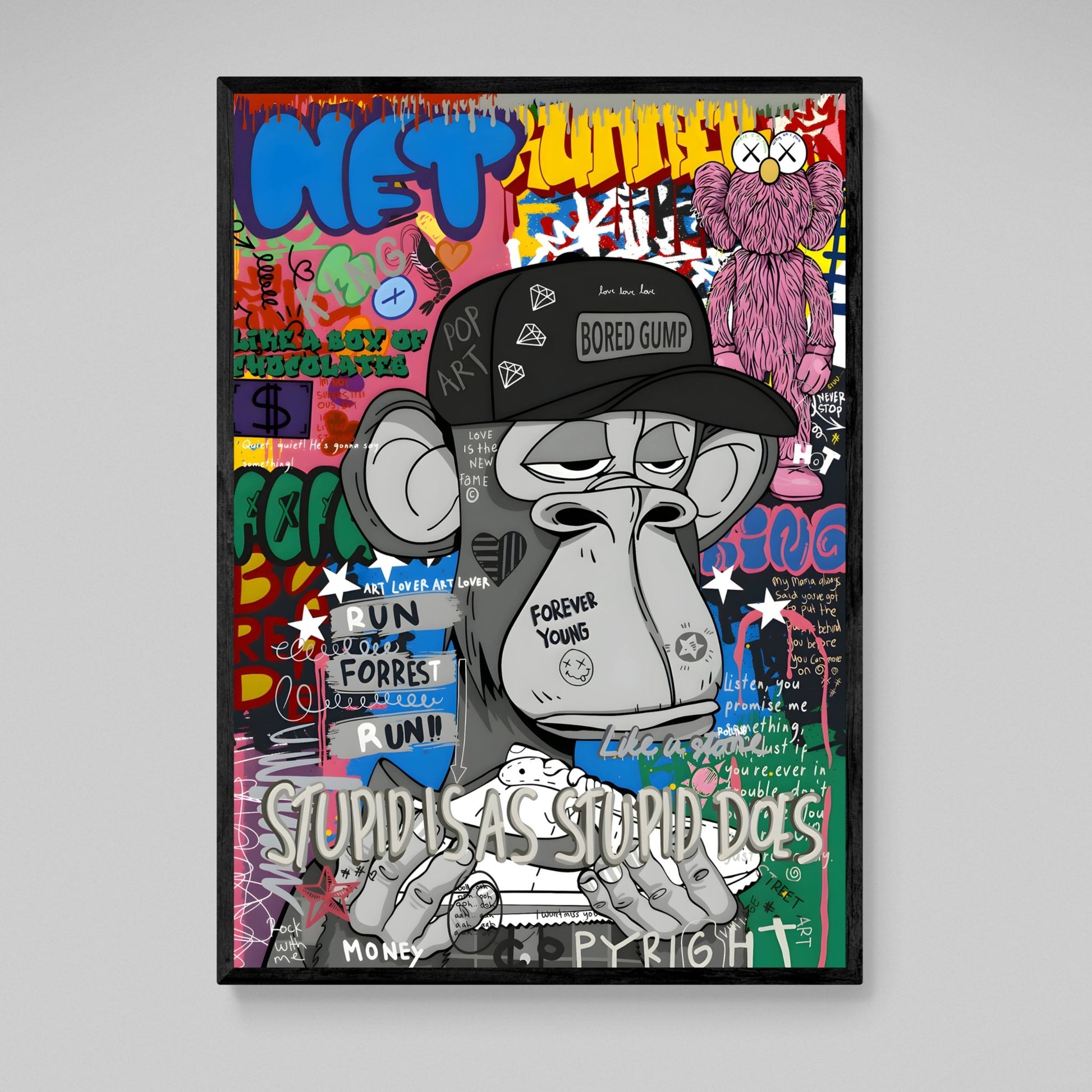 Cuadro Bored Ape Pop Art - La Casa Del Cuadro