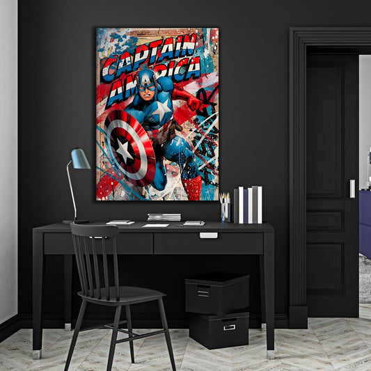 Cuadro Captain America - La Casa Del Cuadro