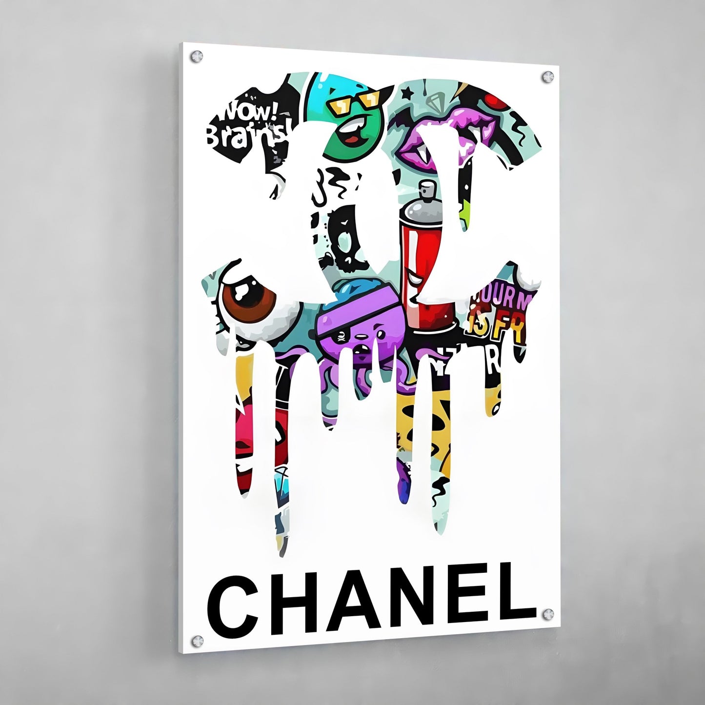 Cuadro Chanel Arte Urbano - La Casa Del Cuadro