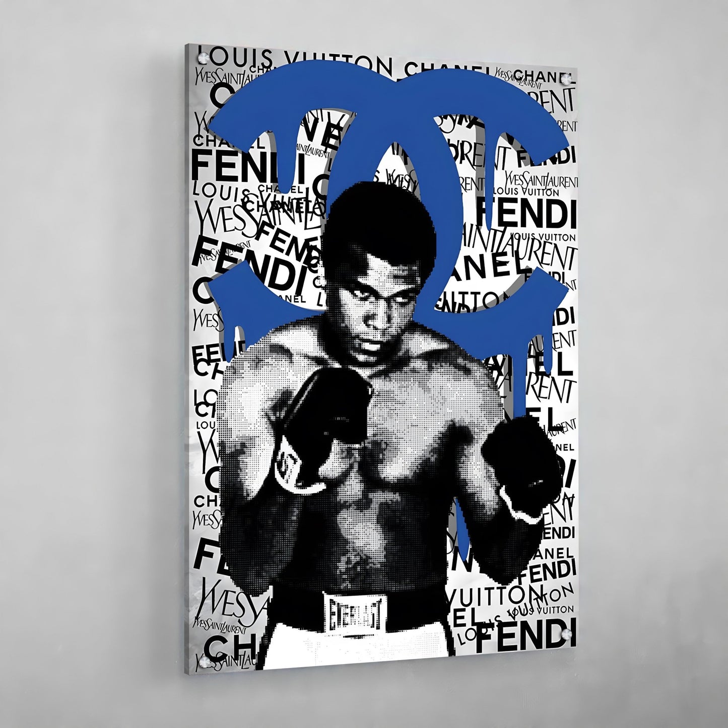 Cuadro Chanel Azul - La Casa Del Cuadro