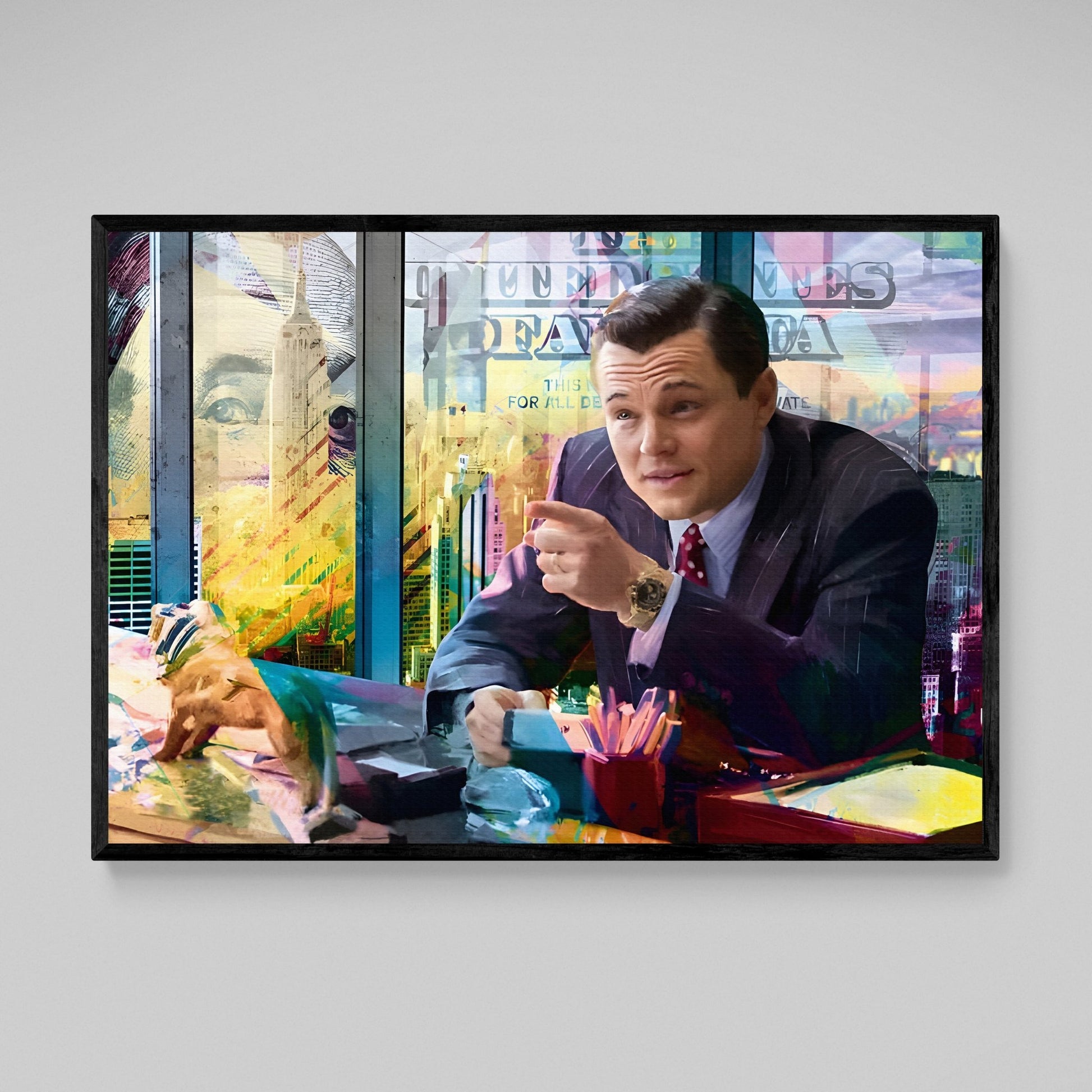 Cuadro El Lobo De Wall Street - La Casa Del Cuadro