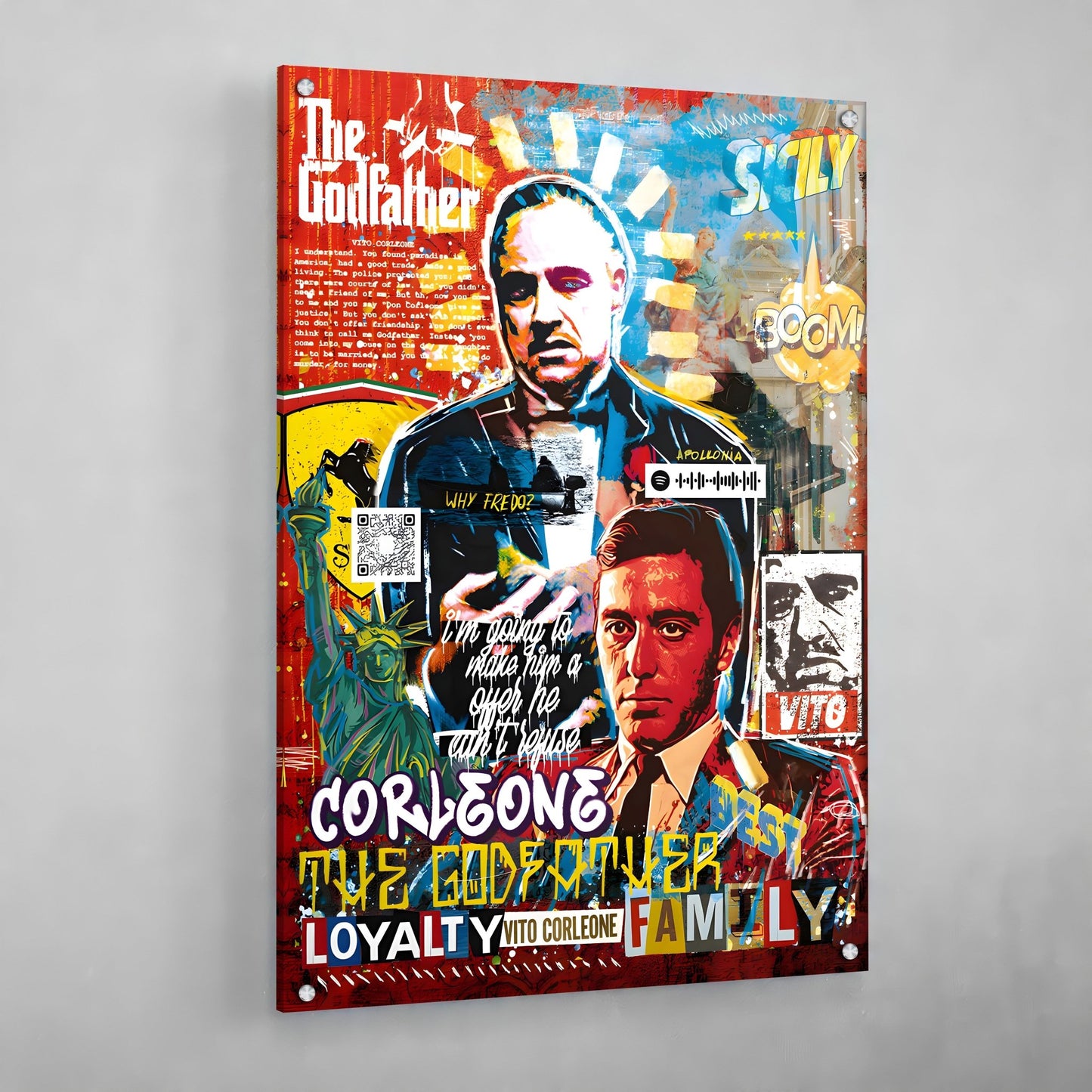 Cuadro El Padrino Pop Art - La Casa Del Cuadro