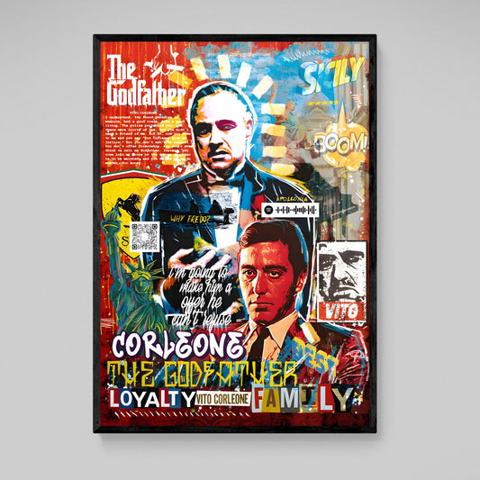 Cuadro El Padrino Pop Art - La Casa Del Cuadro