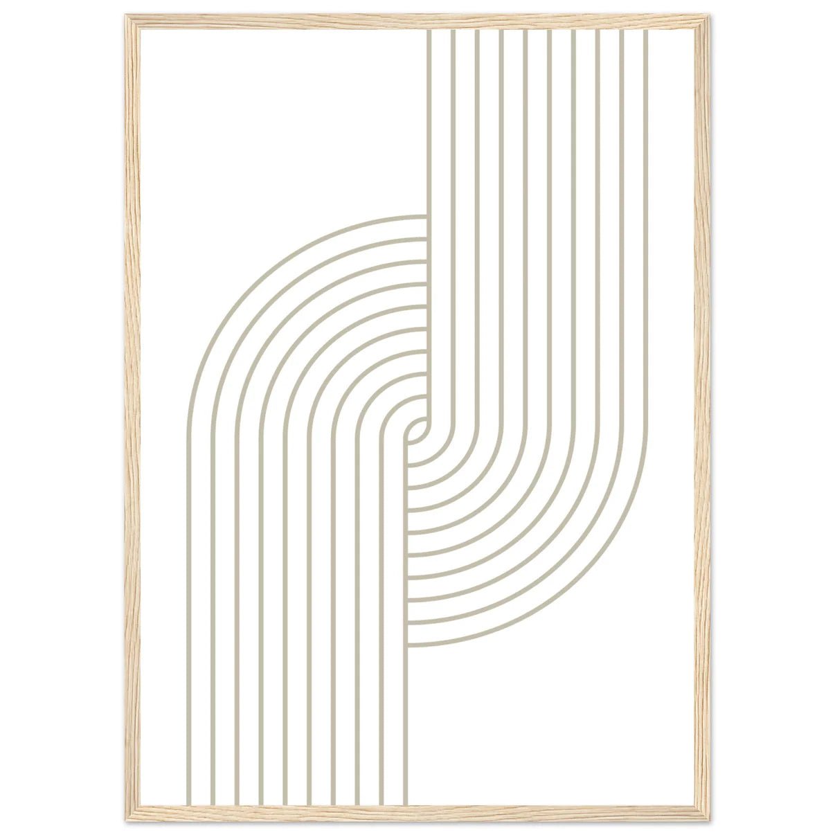 Cuadro Geométrico Blanco - La Casa Del Cuadro