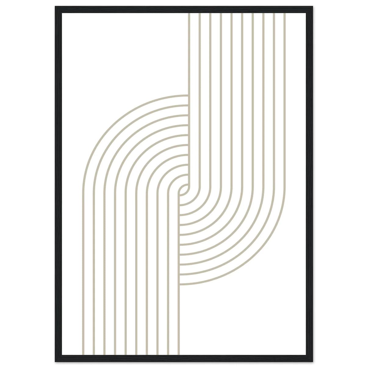 Cuadro Geométrico Blanco - La Casa Del Cuadro