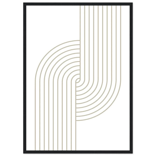 Cuadro Geométrico Blanco - La Casa Del Cuadro