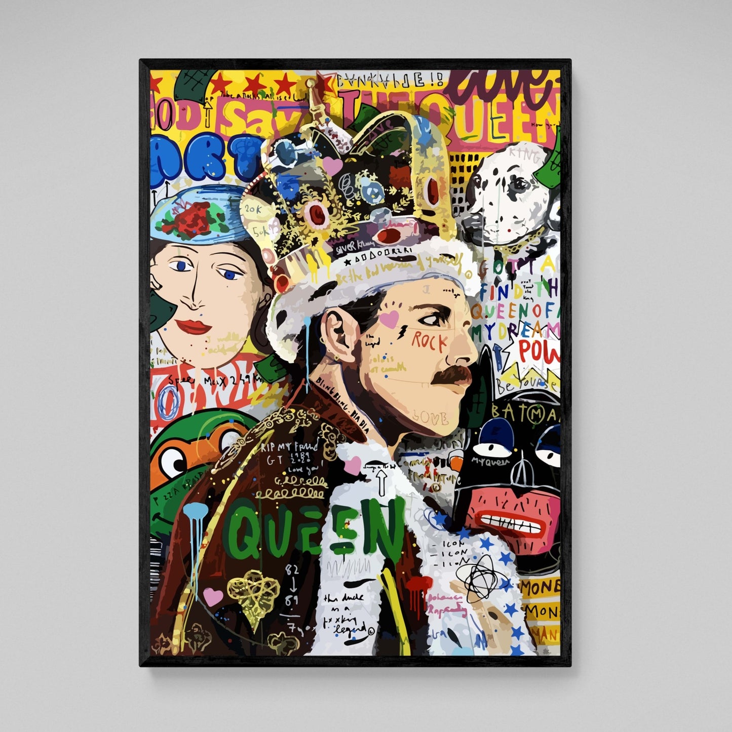 Cuadro Graffiti Freddie Mercury - La Casa Del Cuadro