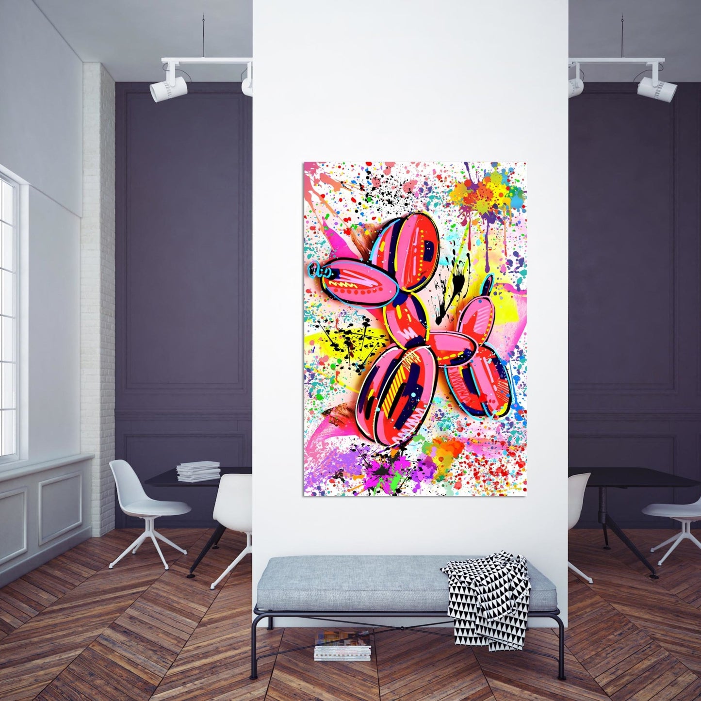 Cuadro Graffiti Jeff Koons - La Casa Del Cuadro