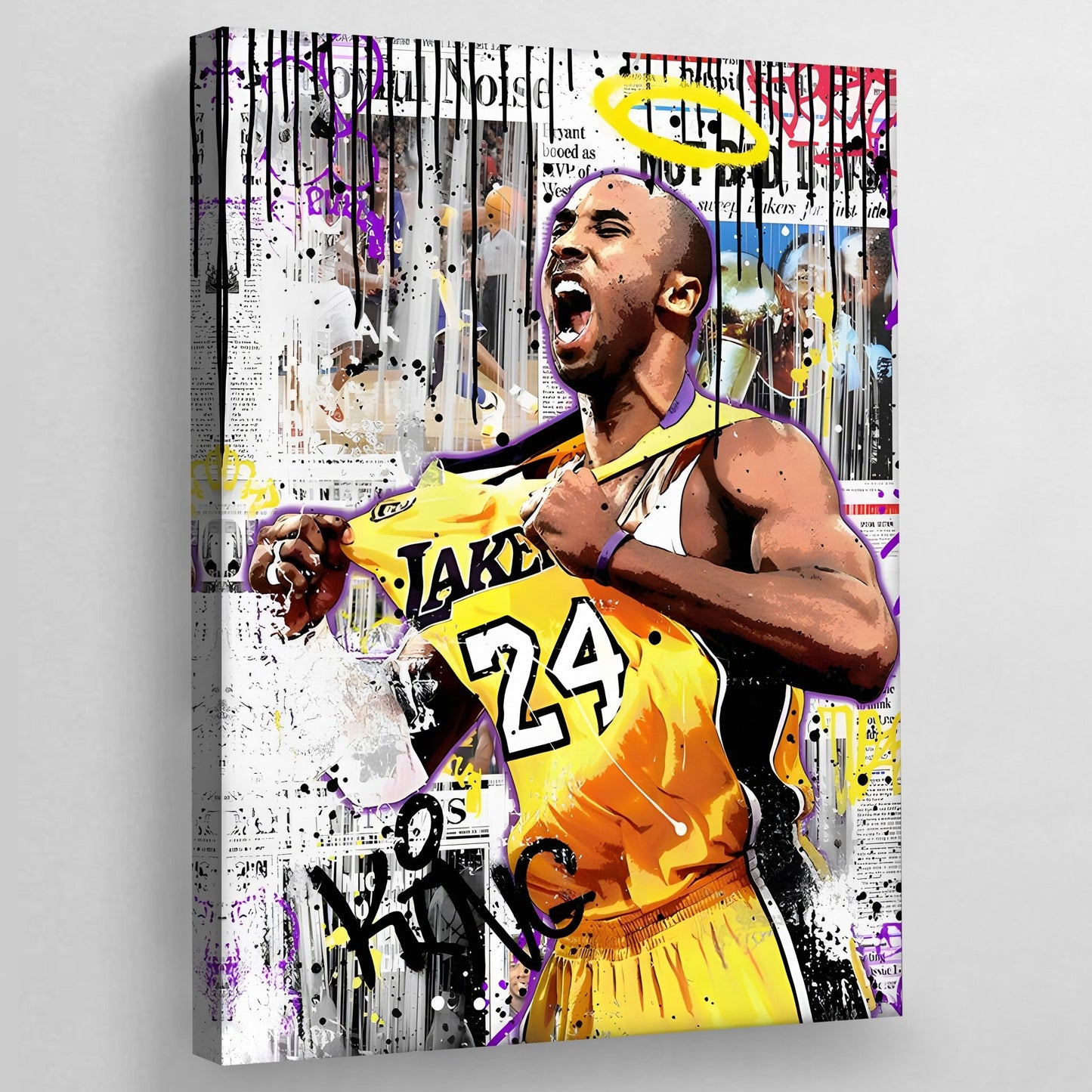 Cuadro Graffiti Kobe Bryant - La Casa Del Cuadro