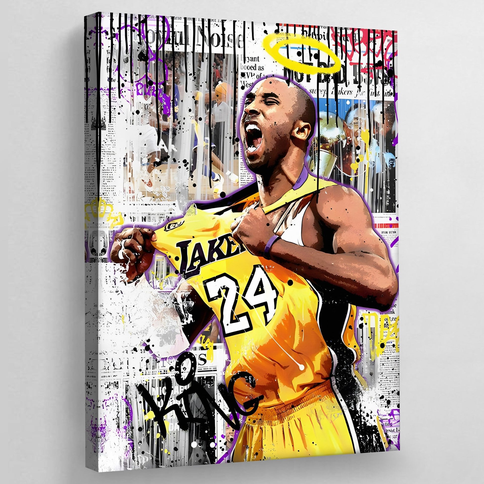 Cuadro Graffiti Kobe Bryant - La Casa Del Cuadro